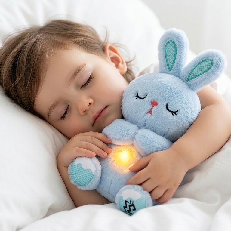 CALMIBUNNY® - Lapin Peluche Respirant - PELUCHOU