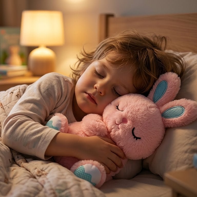 CALMIBUNNY® - Lapin Peluche Respirant - PELUCHOU
