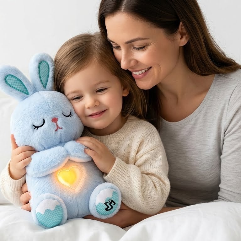 CALMIBUNNY® - Lapin Peluche Respirant - PELUCHOU