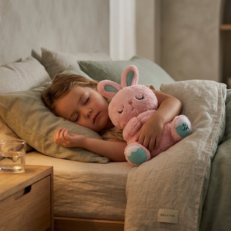 CALMIBUNNY® - Lapin Peluche Respirant - PELUCHOU