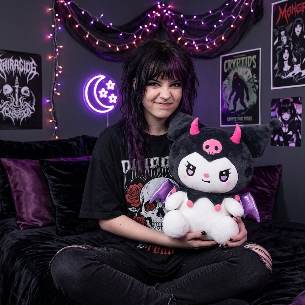 Demon Kuromi Peluche 20 cm & 30 cm - PELUCHOU - PELUCHOU