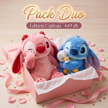 Pack Duo Stitch Peluchou – Lilou Pink Édition Limitée + Stitch Day 2024 | Cadeau Parfait - PELUCHOU