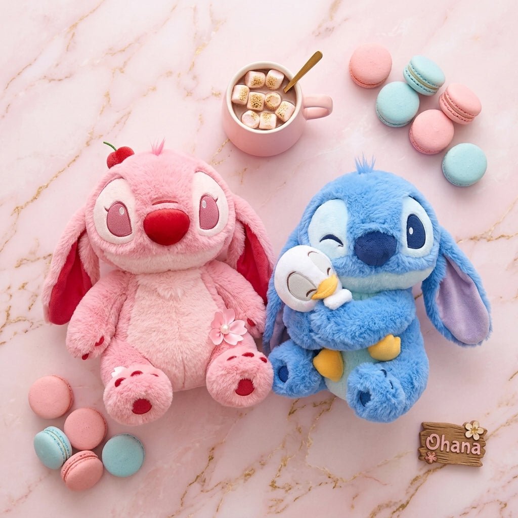 Pack Duo Stitch Peluchou – Lilou Pink Édition Limitée + Stitch Day 2024 | Cadeau Parfait - PELUCHOU
