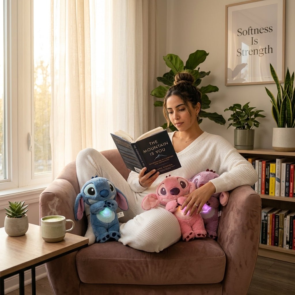 Pack Trio Stitch Respirant – 3 Peluches Veilleuses Apaisantes | Peluchou - PELUCHOU