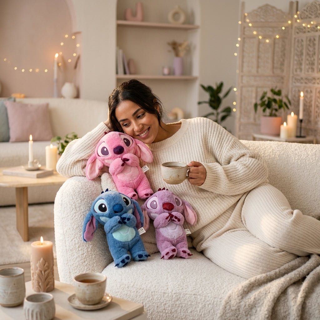 Pack Trio Stitch Respirant – 3 Peluches Veilleuses Apaisantes | Peluchou - PELUCHOU