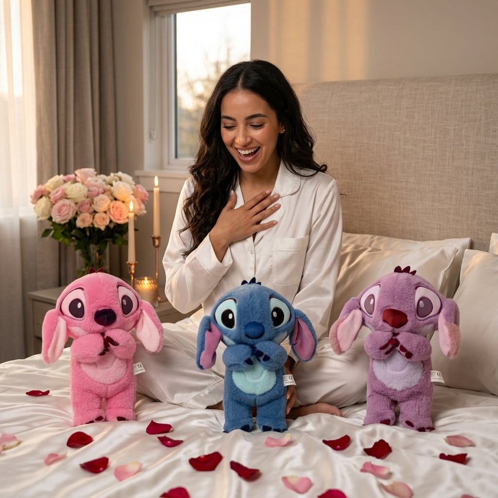 Pack Trio Stitch Respirant – 3 Peluches Veilleuses Apaisantes | Peluchou - PELUCHOU