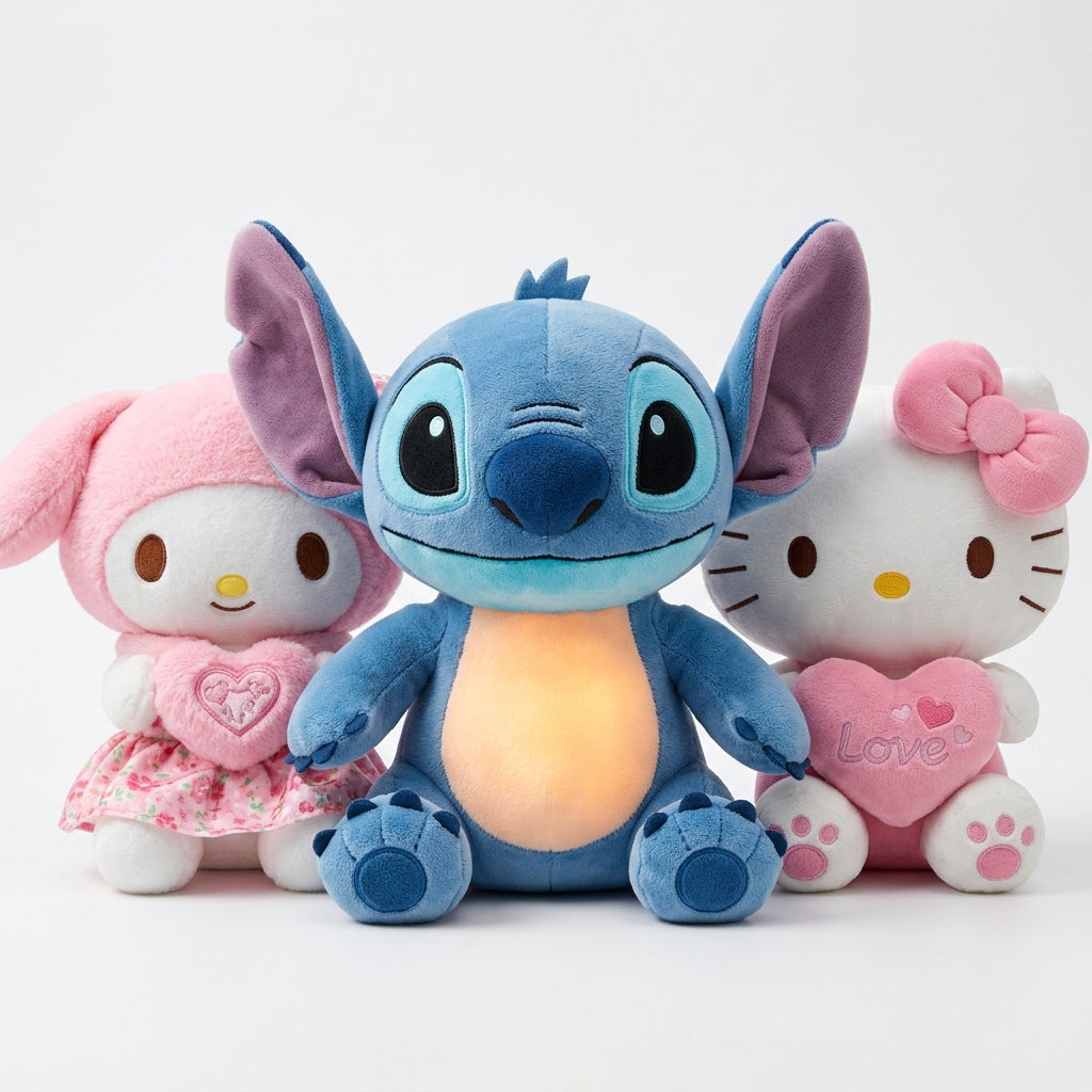 Pack Trio Stitch Respirant Bleu x Sanrio – Peluchou