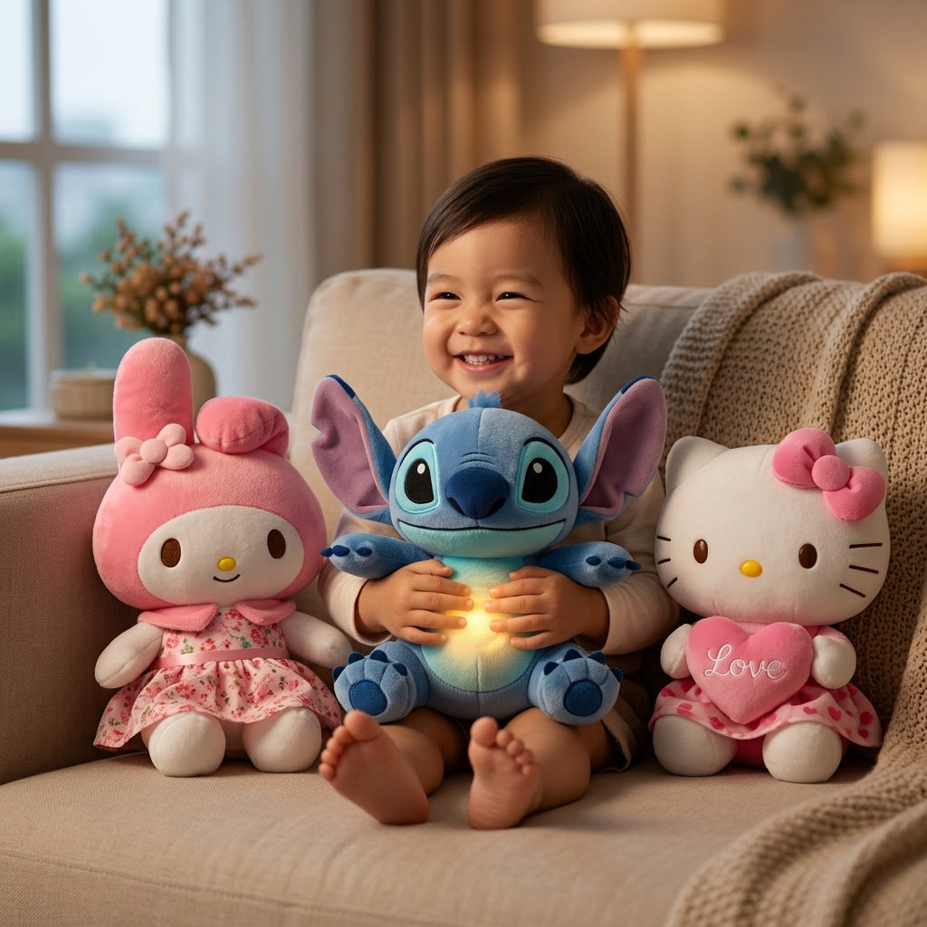 Pack Trio Stitch Respirant Bleu x Sanrio – Peluchou