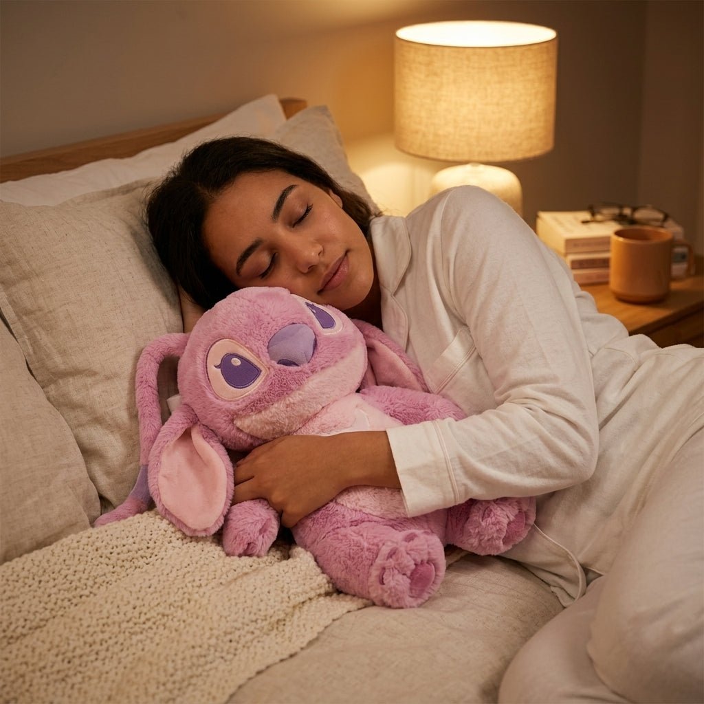 Peluche avec Bouilotte Angel ou Stitch - PELUCHOU