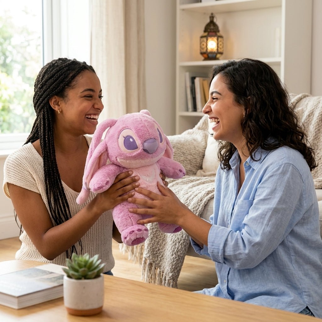 Peluche avec Bouilotte Angel ou Stitch - PELUCHOU