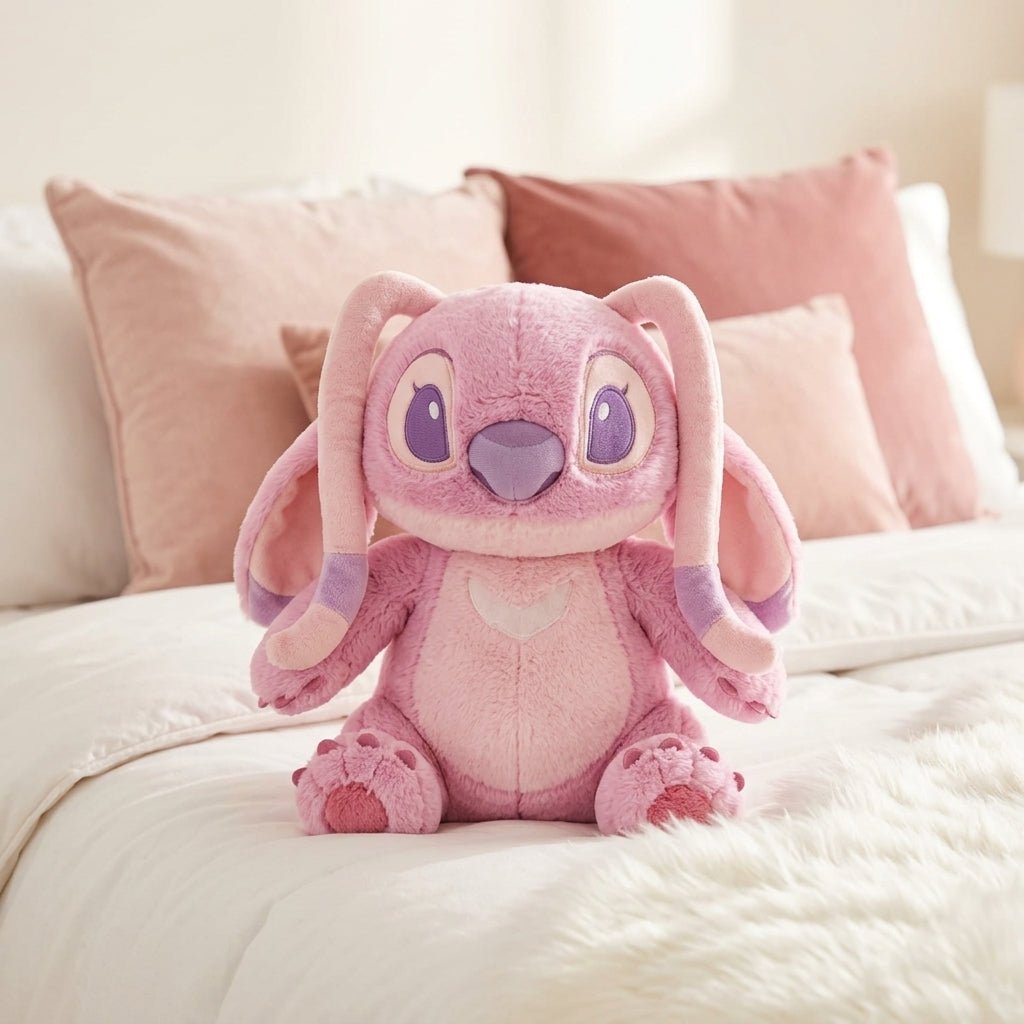 Peluche avec Bouilotte Angel ou Stitch - PELUCHOU
