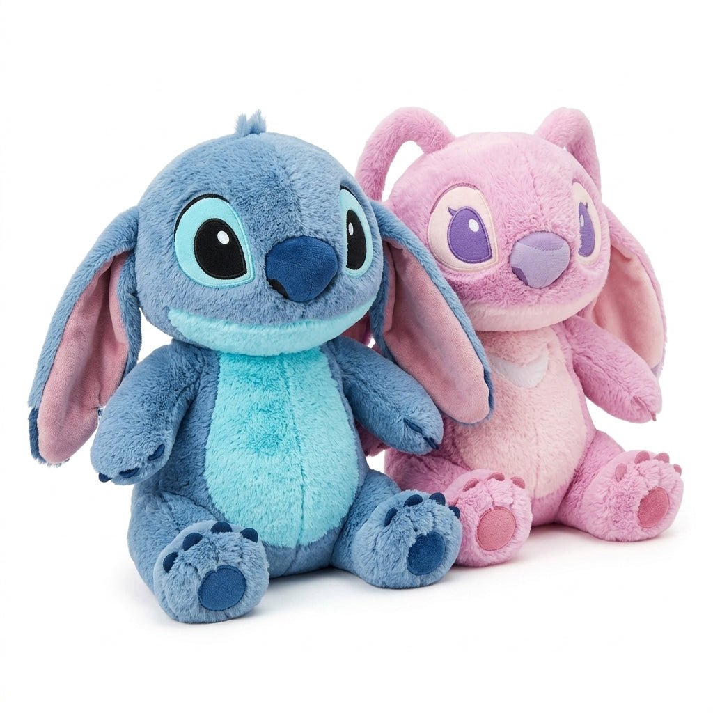 Peluche avec Bouilotte Angel ou Stitch - PELUCHOU