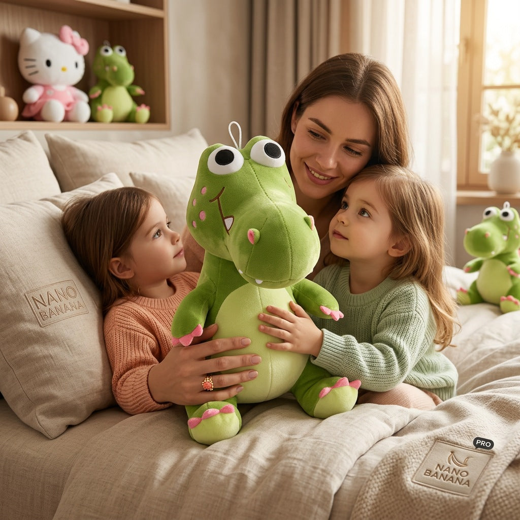 Peluche Dragon Vert 35cm – Peluchou