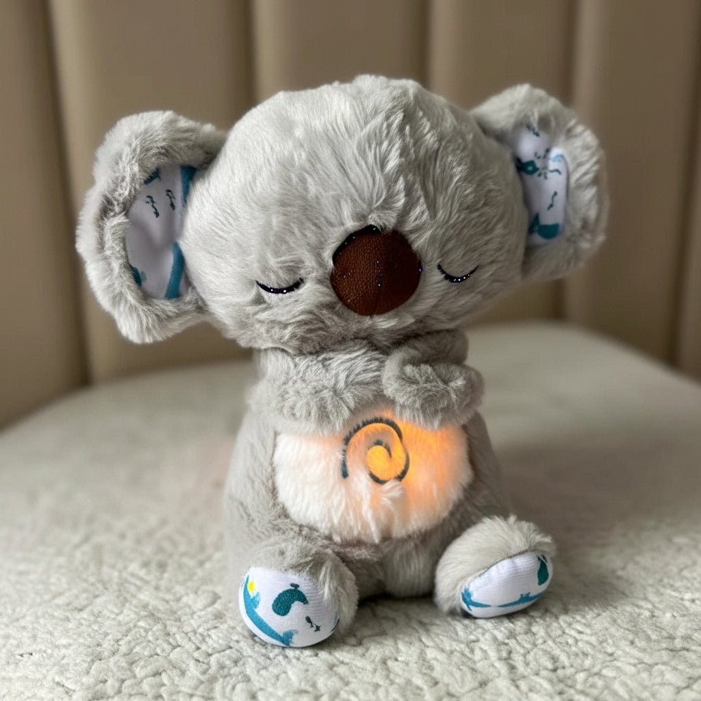 Peluche koala qui respire avec berceuse apaisante - PELUCHOU