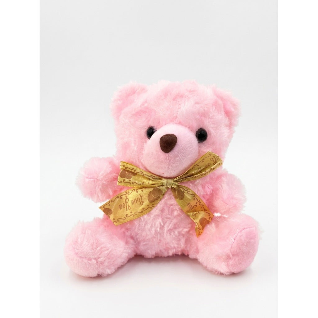 Ours Nœud Doré 20cm – Peluchou