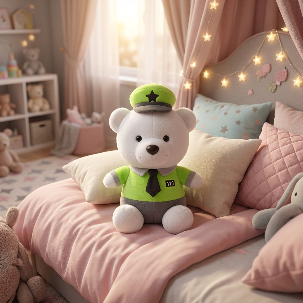 Ours Policier 20cm – Peluchou