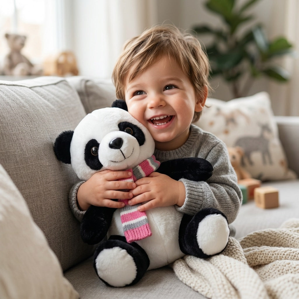 Peluche Panda Écharpe 20cm – Peluchou