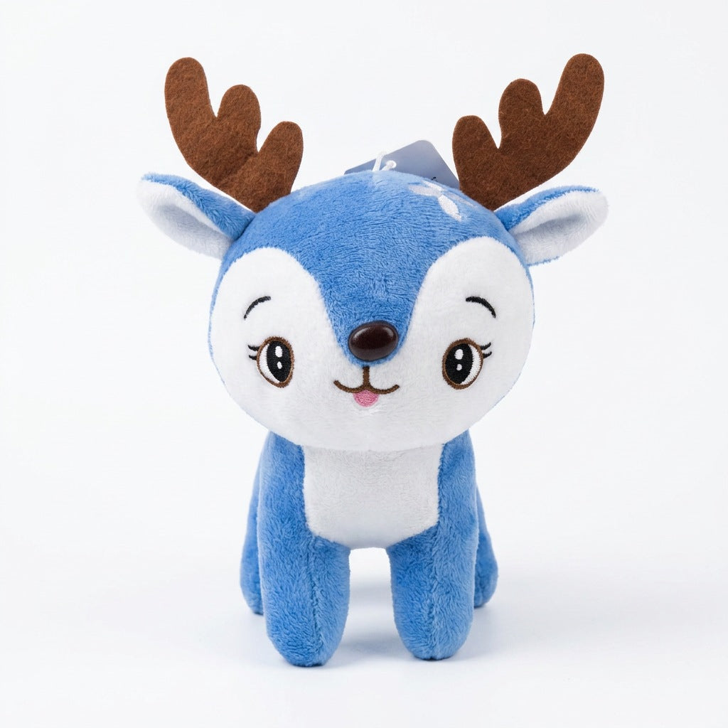 Peluche Cerf Bleu 20cm – Peluchou