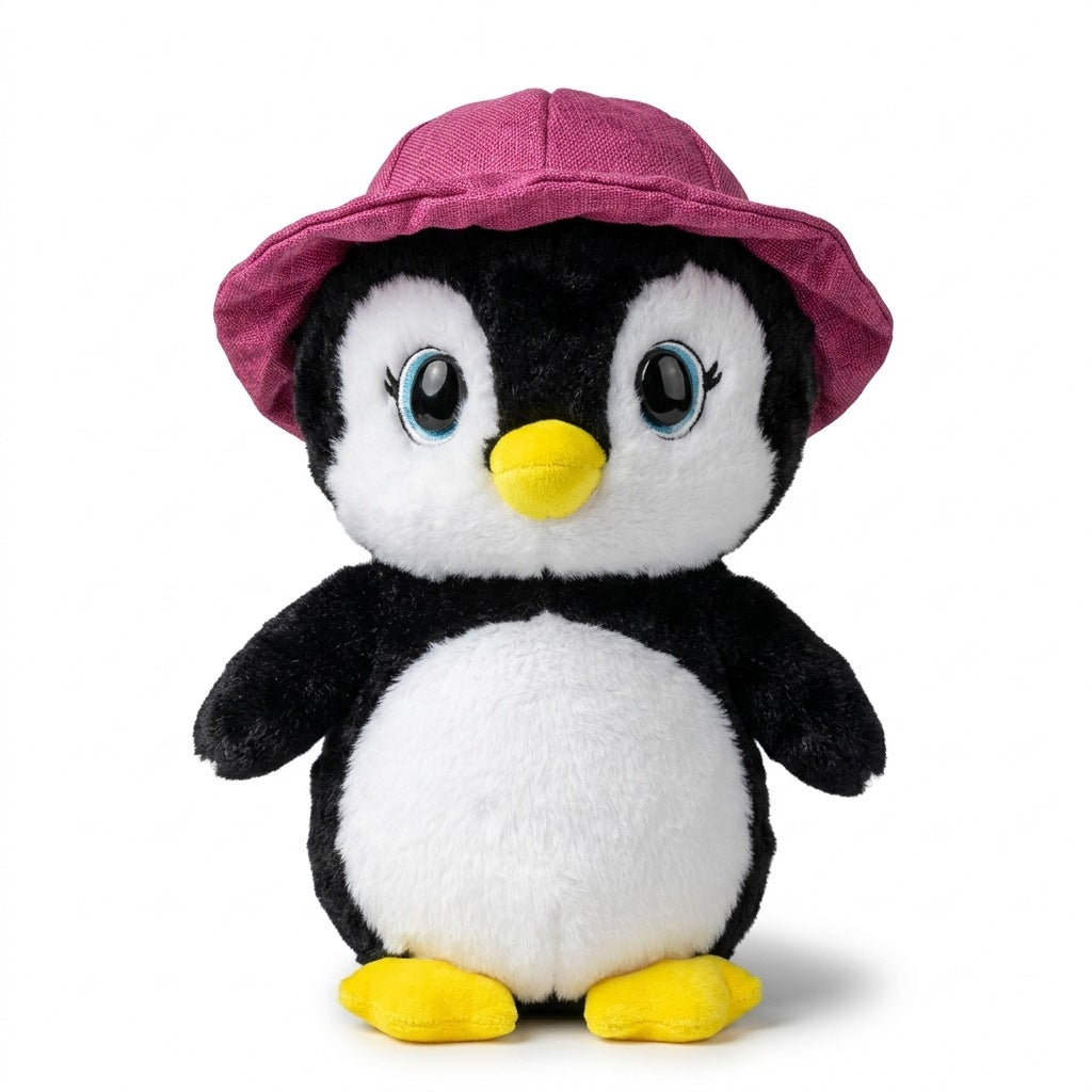 Peluche Pingouin Chapeau 35cm – Peluchou