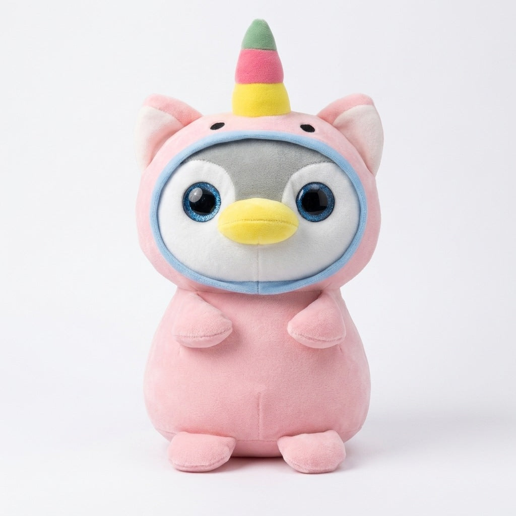 Peluche Pingouin Licorne 35cm – Peluchou