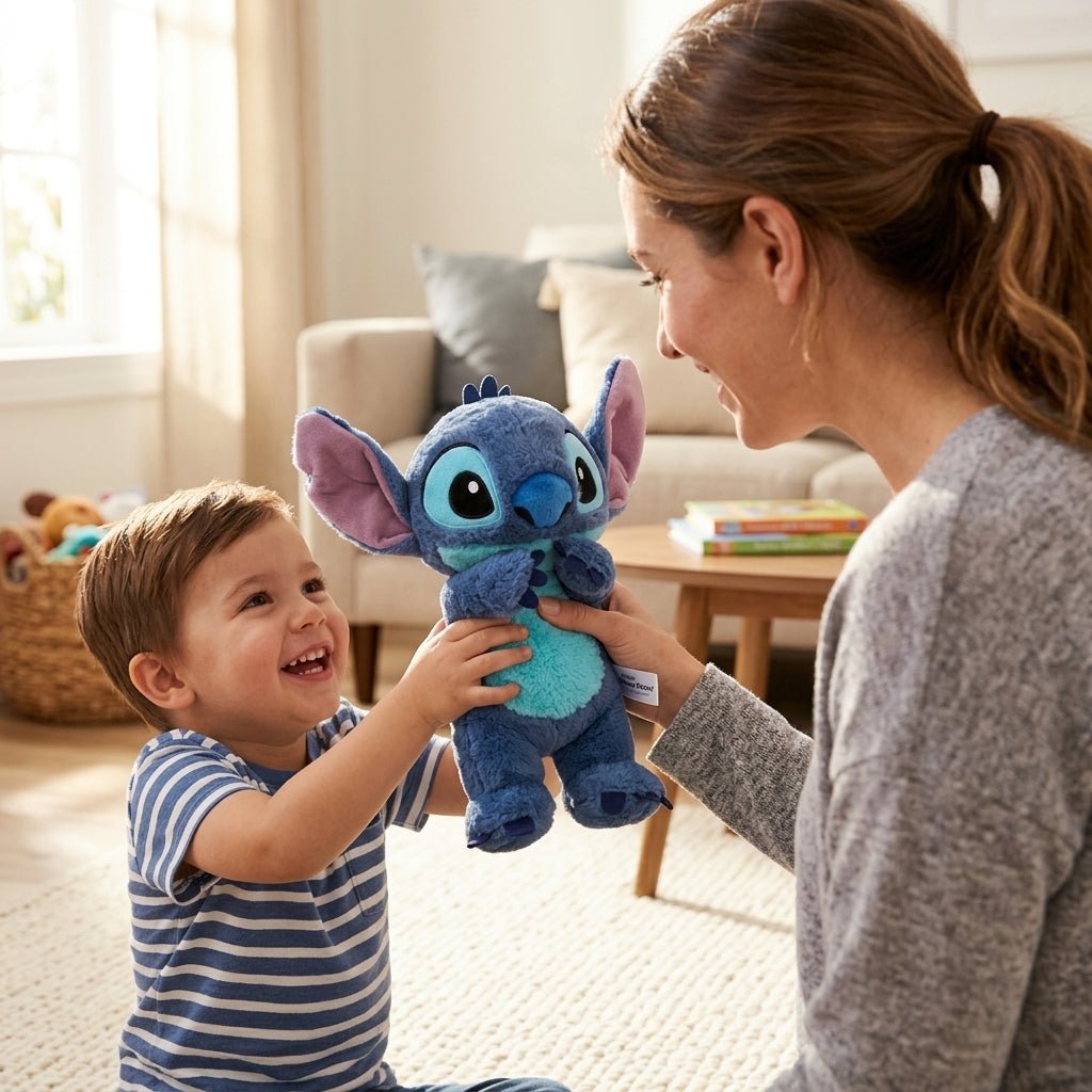 Peluche Stitch 33 cm – Modèle Original Debout | Disney Lilo & Stitch - PELUCHOU