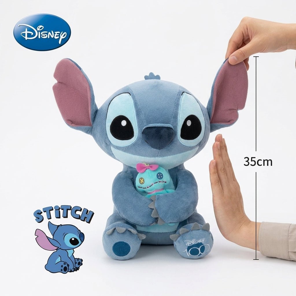 Peluche Stitch avec Scrump – 35 cm ou 45 cm | Ultra Douce Peluchou - PELUCHOU
