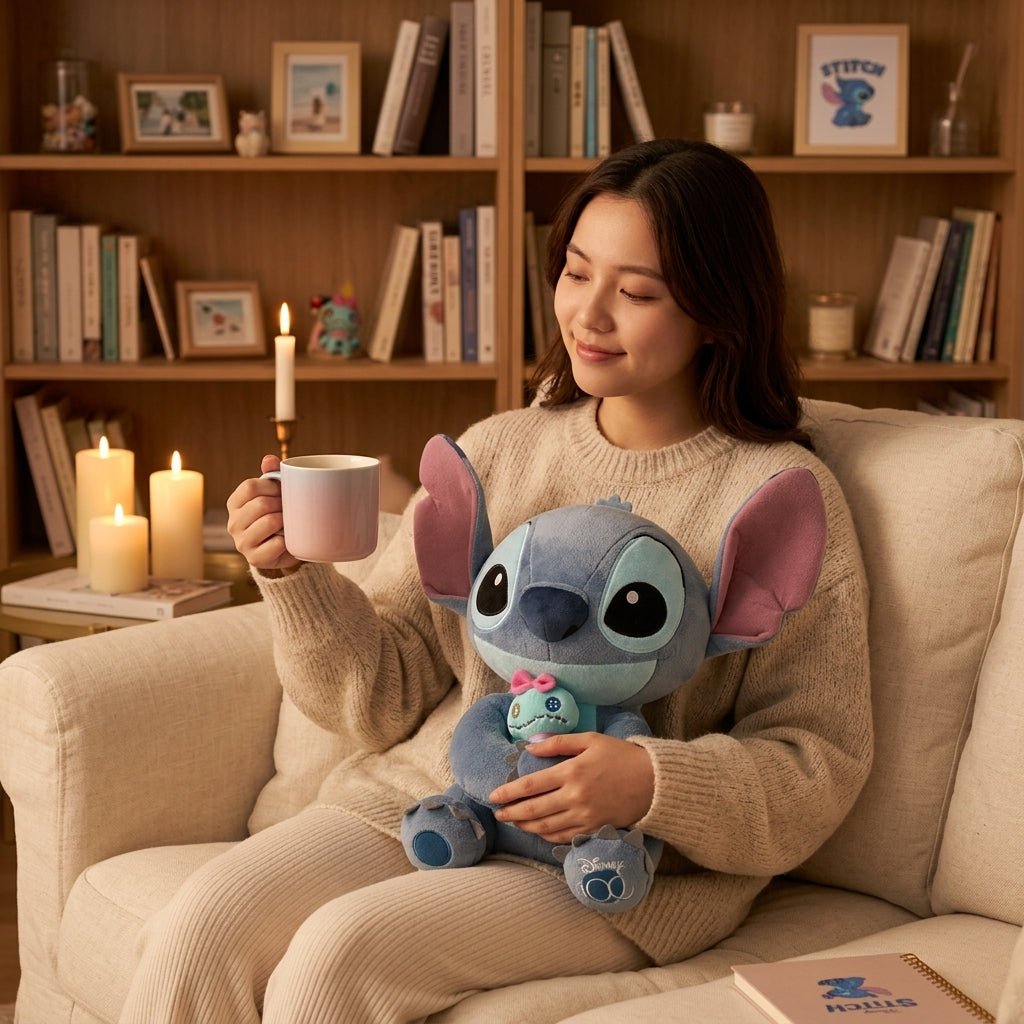 Peluche Stitch avec Scrump – 35 cm ou 45 cm | Ultra Douce Peluchou - PELUCHOU