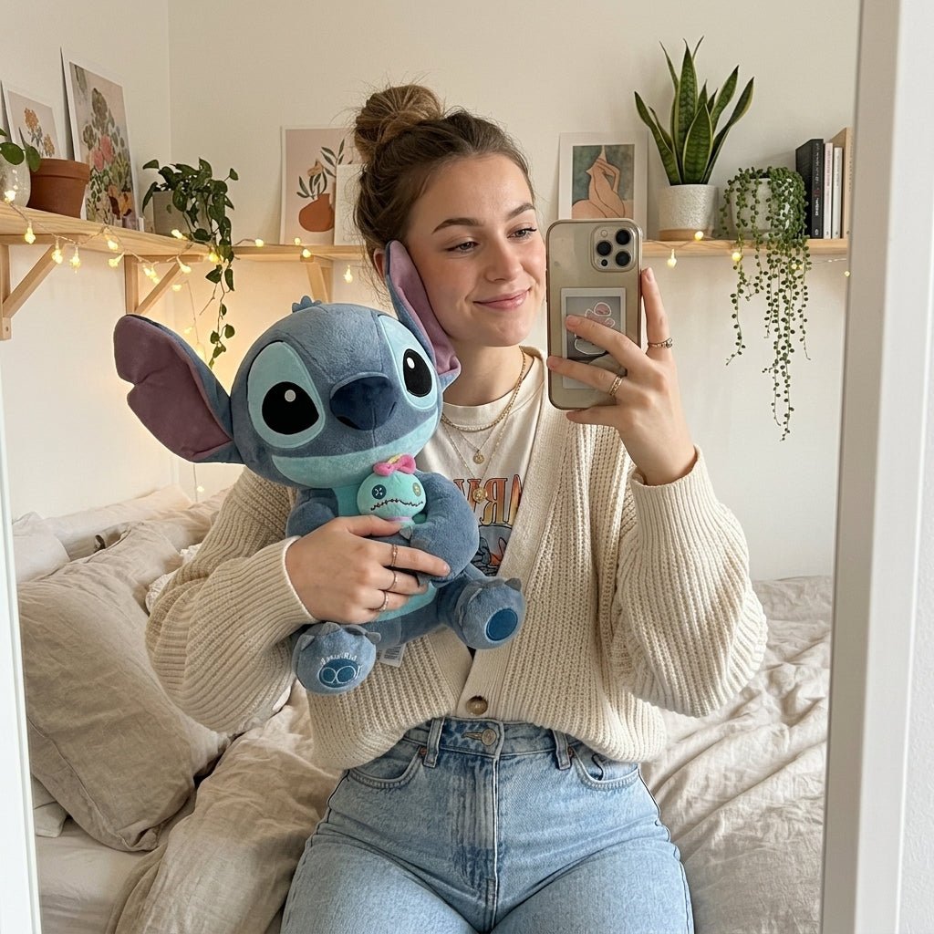 Peluche Stitch avec Scrump – 35 cm ou 45 cm | Ultra Douce Peluchou - PELUCHOU