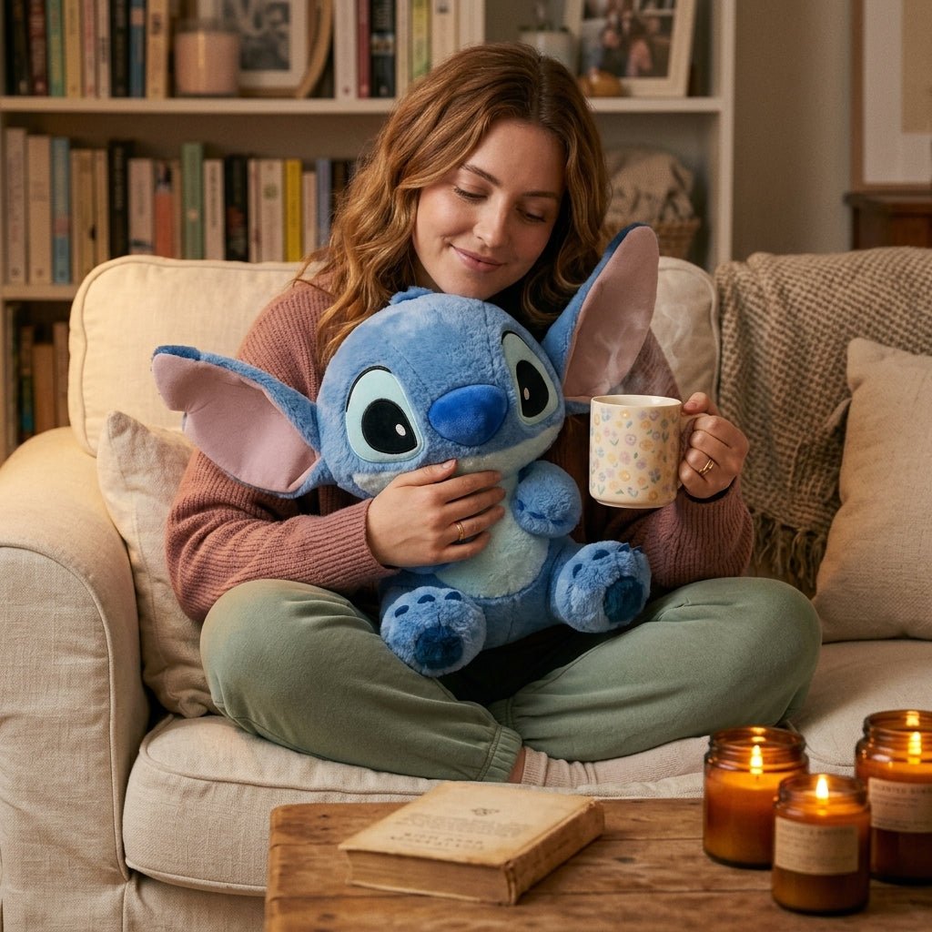 Peluche Stitch Bleu Ultra Douce – 32 cm ou 40 cm | Idée Cadeau Maroc - PELUCHOU