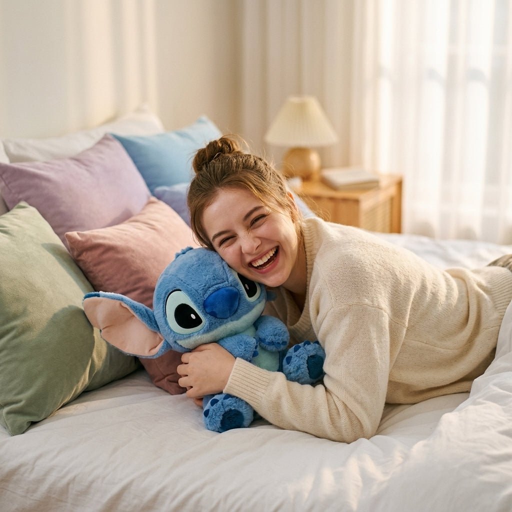 Peluche Stitch Bleu Ultra Douce – 32 cm ou 40 cm | Idée Cadeau Maroc - PELUCHOU