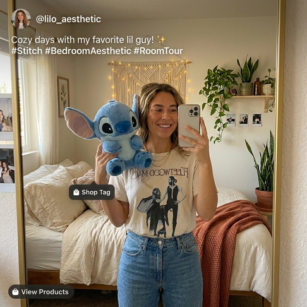 Peluche Stitch Bleu Ultra Douce – 32 cm ou 40 cm | Idée Cadeau Maroc - PELUCHOU