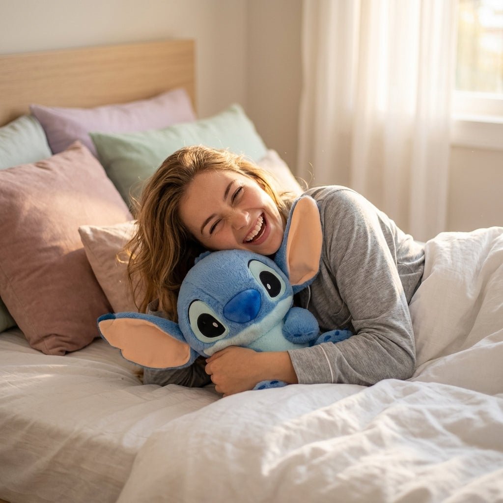 Peluche Stitch Bleu Ultra Douce – 32 cm ou 40 cm | Idée Cadeau Maroc - PELUCHOU