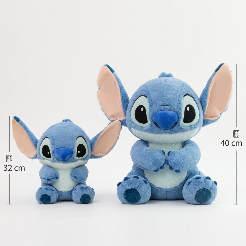 Peluche Stitch Bleu Ultra Douce – 32 cm ou 40 cm | Idée Cadeau Maroc - PELUCHOU