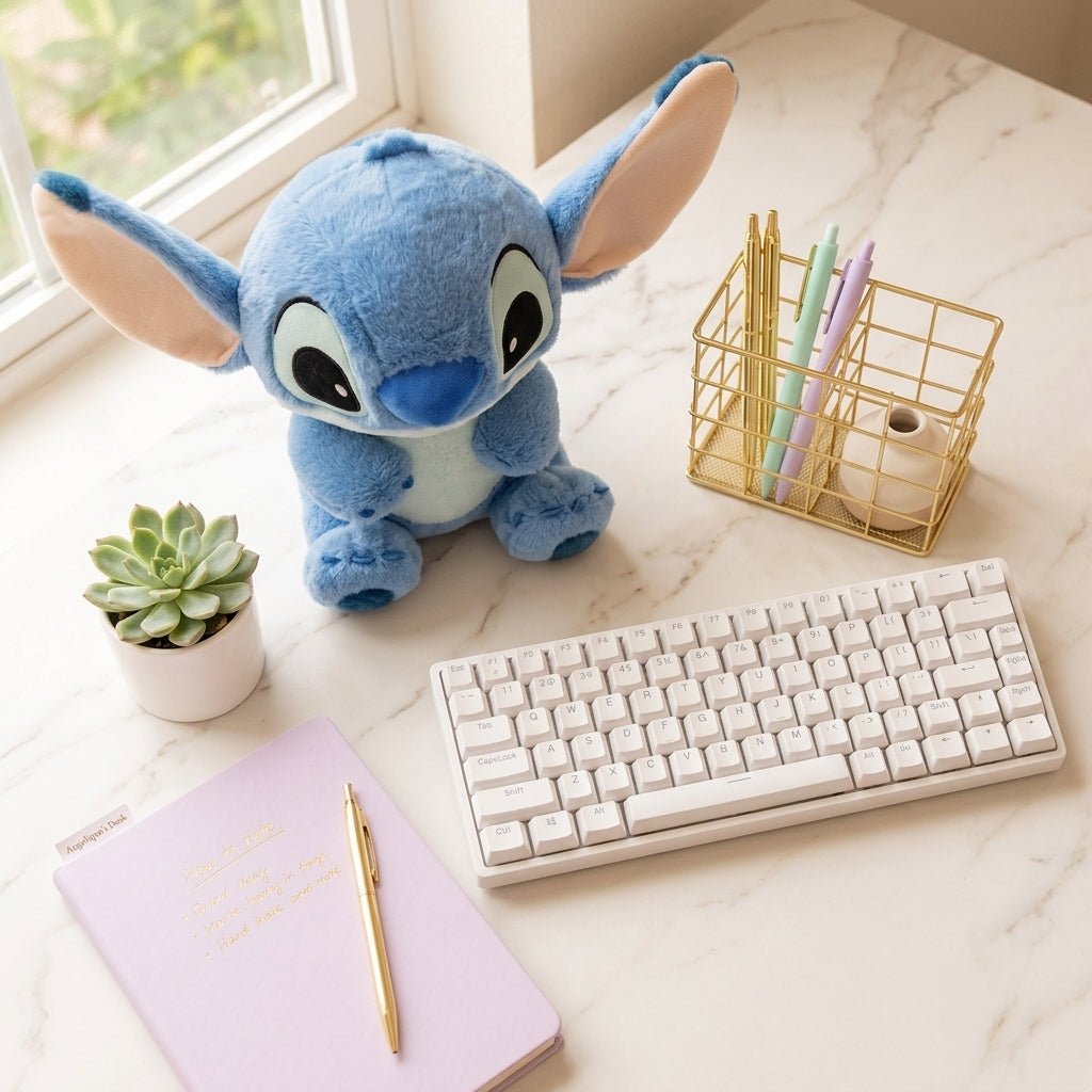 Peluche Stitch Bleu Ultra Douce – 32 cm ou 40 cm | Idée Cadeau Maroc - PELUCHOU
