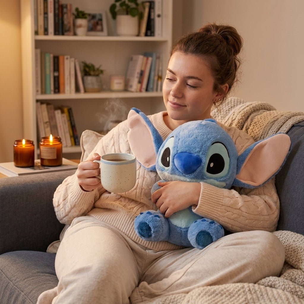 Peluche Stitch Bleu Ultra Douce – 32 cm ou 40 cm | Idée Cadeau Maroc - PELUCHOU