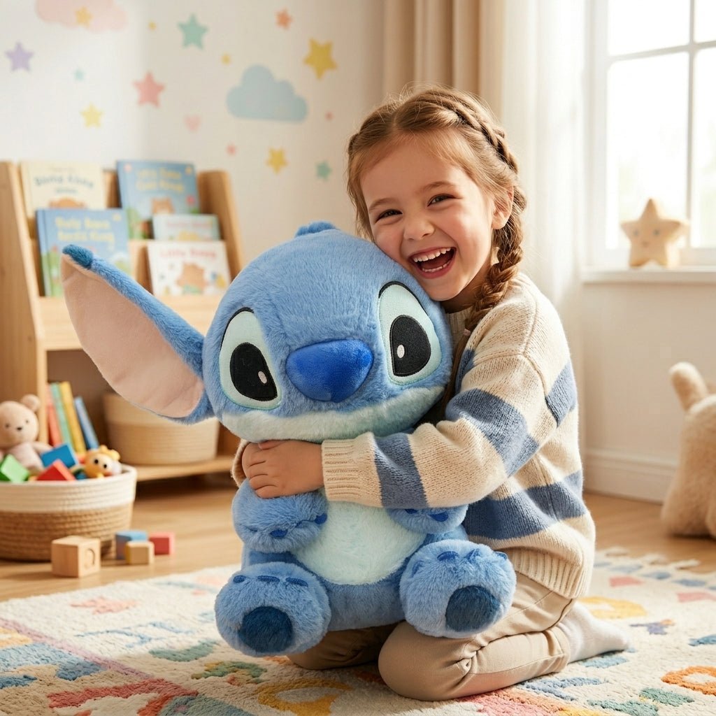 Peluche Stitch Bleu Ultra Douce – 32 cm ou 40 cm | Idée Cadeau Maroc - PELUCHOU