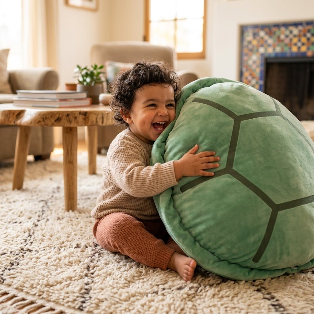 Peluche Tortue Coussin Géant 80cm – Peluchou | Ultra Douce, Idée Cadeau - PELUCHOU