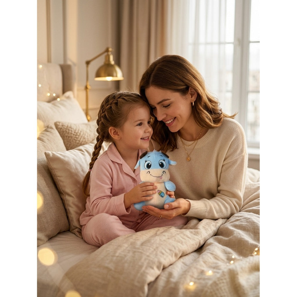 Peluche Vache Bébé 20cm – Peluchou